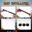 Sawysine 17 Pcs Halloween Witch Cauldron Set with Rack, Large and Mini Plastic Cauldrons, Caramel Apple Dipping Bar Halloween Candy and Dessert Serving Bowls Table Decor(Black Style)