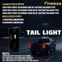 Smoked LED Tail Light Fit For 2019-24 Silverado 1500 Driver&Pessenger Side