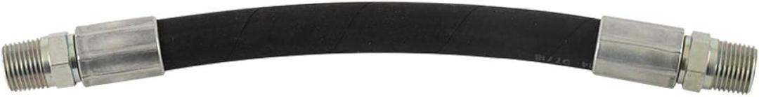 Complete Tractor 3001-0100 Hydraulic Hose Compatible with/Replacement for Tractors - 1/2" x 12" SAE 100 R2AT 2 wire Hydraulic hose assembly (4000 psi)