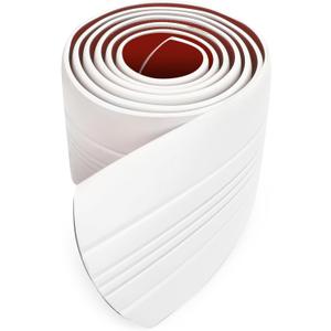 Keel Guard for Fiberglass Boat Bass Aluminum Boats, Boat Keel Protector Guard Hull Protector Shield Protects from Rocks Ramps Scratches Damage, Self-Adhesive DIY 6.5 feet, White