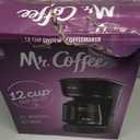 Mr. Coffee 12-Cup Programmable Coffeemaker, Brew Now or Later