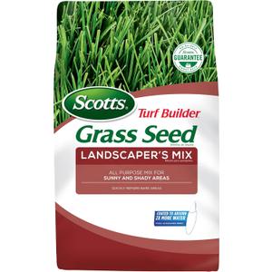 Scotts Turf Builder Grass Seed Landscaper's Mix - All Purpose Cool-Season Grass Seed for Northern Lawns, Covers up to 2,800 sq. ft., 7 lb.