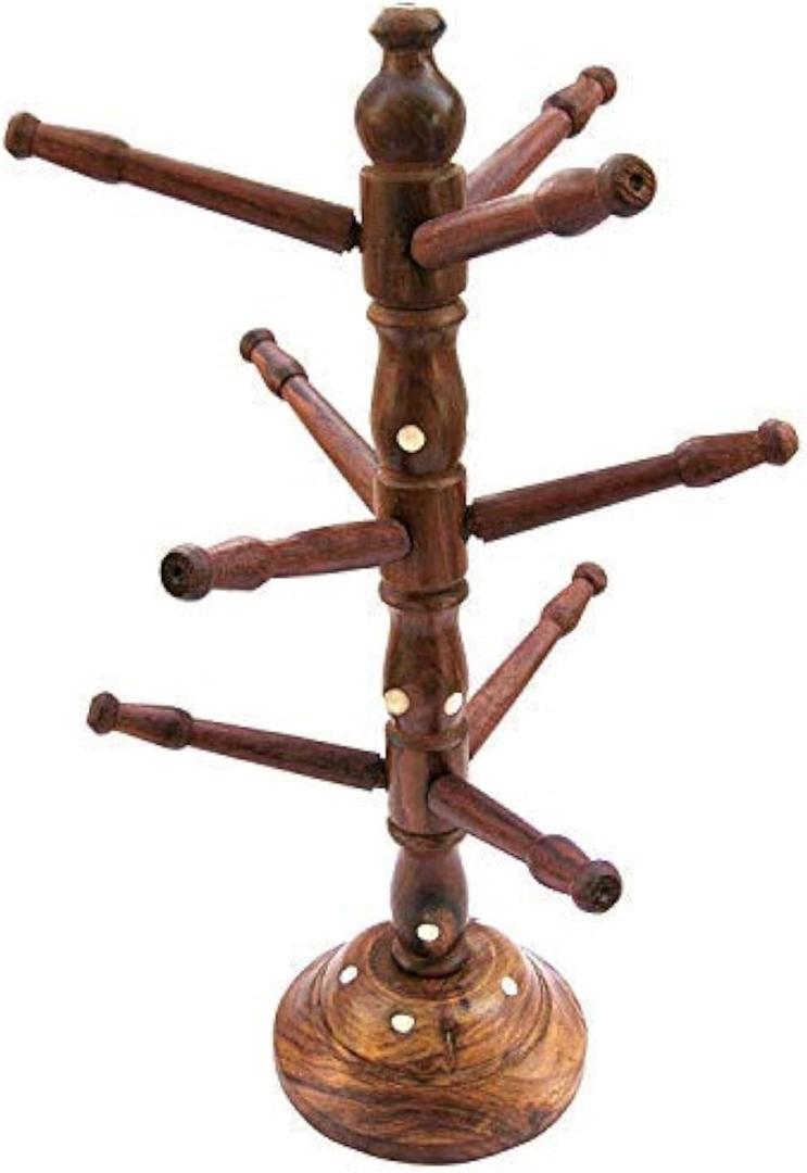 Stylish Wooden Bangle Stand Gift for Christmas or Birthday to Your Loved Ones
