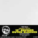 (100) 12 Inch Vinyl LP Record Outer Sleeves - High Clarity, Archival Quality Polyethylene - Industry Standard - Standard 3mil Thick - 12-3/4" x 12-1/2"