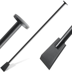 Tamping and Digging Bar Heavy Duty Steel Spud Bars Post Hole Digger Tamping Bar(Shovel Shape,Black,48 Inch)