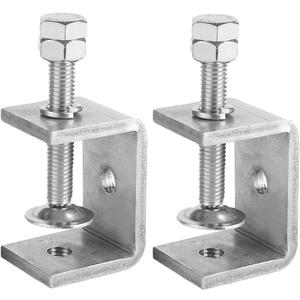 2 Pack 304 Stainless Steel C Clamp 1-7/8 Inch C Clamps for Woodworking and Welding MountingSuitable for Home and Professional Use