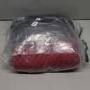 CuteKing Weighted Blanket - 40"x60" 10lbs Minky Dots Heavy Blanket with Glass Beads Soft Breathable for All-Season Summer Fall Winter Thick Comfort for Sleeping (21-Clare Red Bubble)