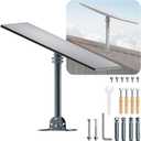 For Starlink Gen 3 Roof Mount, Metal Alloy Starlink Standard V3 Mounting Kit with Starlink Gen 3 Pipe Adapter, Angle Adjustable (Straight)