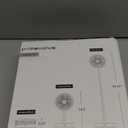 Primevolve Portable Oscillating Standing Fan,Rechargeable Battery Operated USB Floor Table Desk Fan with Remote, Bedroom Camping Travel Fans Black 7.7"