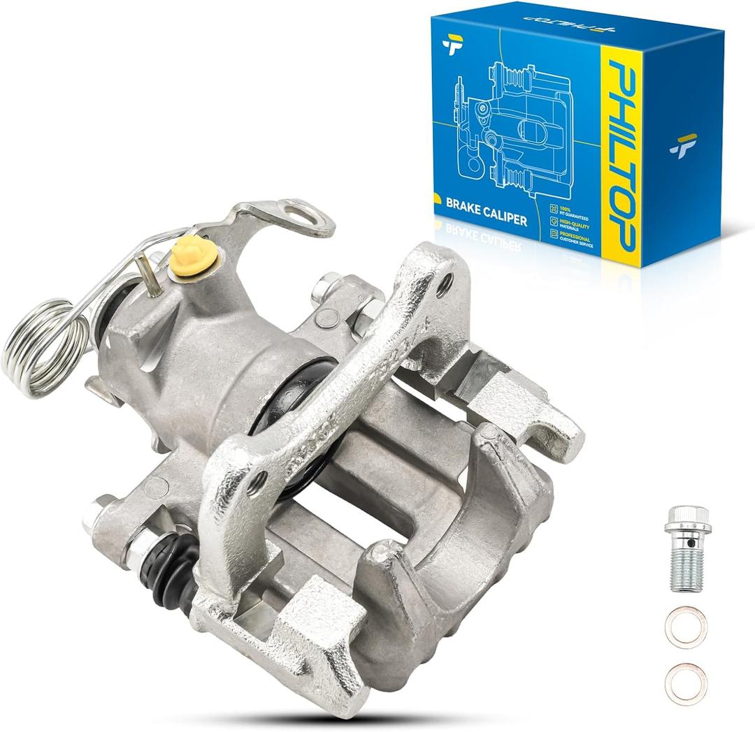 PHILTOP Rear Left Brake Caliper Compatible with 1998-2005 Passat, 1998-2001 A4, 1998-2004 A6, 19-B2109 PHILTOP Rear Left Brake Caliper Compatible with 1998-2005 Passat, 1998-2001 A4, 1998-2004 A6, 19-B2109