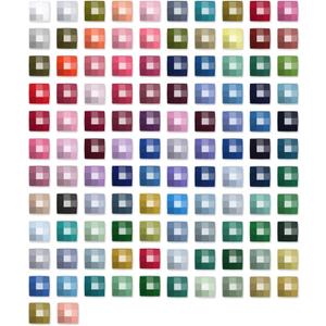 112 Colors Diamond Painting Beads 22400 Pieces 5d Square Drills Gem for Diamond Art DIY Art Accessories (Color Codes 597 to 891)