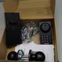 Keyless Entry Keypad Deadbolt with Handle Set, Smart Lock, Auto-Lock + One-Touch Lock, 100 Codes + 15-Min Easy Install, Ideal for Airbnb/Homes/Offices, Fits U.S. Standard Front Doors, Black