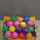 Hovenlay Ball Pit Balls Phthalate Free BPA Free Crush Proof Plastic  7 Bright Colors in Reusable Play Toys for Kids with Storage Bag