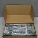 Cisily Sink Caddy Sponge Holder for Kitchen, 304 Stainless Steel Rustproof, Kitchen Sink Caddy with High Brush Holder, Dish Sponge Organizer with Divider(Silver) (9.25)