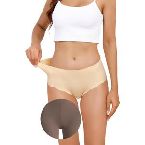 LEVAO Camel Proof Seamless Underwear for Women S-XXL | No show workout panties for yoga, gym, running, leggings, biker shorts, activewear and everyday wear