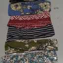 Boho Headbands For Women Fashion Wide Headband Yoga Workout Head Bands Hair Accessories Band 6 Pack