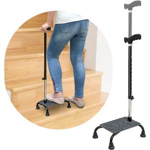 Stair Climbing Assist Cane Half Steps for Seniors Elderly Stair Lifts Walker Device Walking up and Down Step, Stair Mobility Aid Climber Portable Helper Support Stability Stick Non-Slip Base