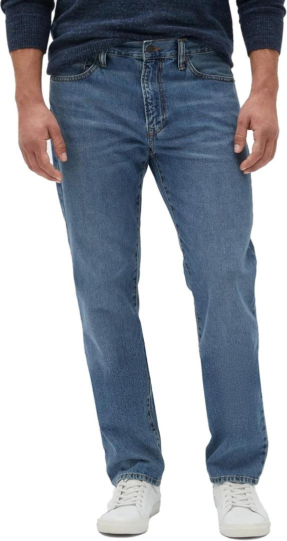 Gap Mens Straight Fit Jeans, 34x30
