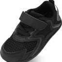 L-RUN Toddler Shoes Barefoot Boys Girls Summer Walking Sneakers Lightweight School Dress Shoes Outdoor Footwear (12.5-13 Little Kid)