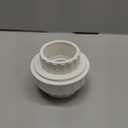 3" PVC Union Coupling Pipe Fitting (Socket x Socket) 3Inch PVC Slip Union Adapter Coupling Schedule 40, EPDM O-Ring, White