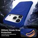 for iPhone 17 Pro Case, Compatible with MagSafe, Screen Protector +[Integrated Silicone Camera Control Button], Shockproof Protective Magnetic Case for iPhone 17 Pro 6.3", Cobalt Blue