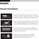 Houzer Glowtone ADA Compliant 17 inch Stainless Steel Topmount 3-hole Bar Sink with Strainer- A1722-7BS-1, 1 Pack