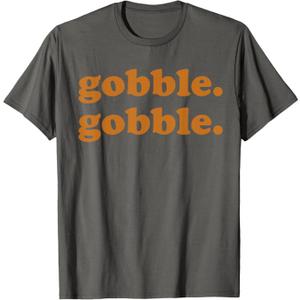 Thanksgiving Gobble Gobble Turkey Trot Funny T-Shirt