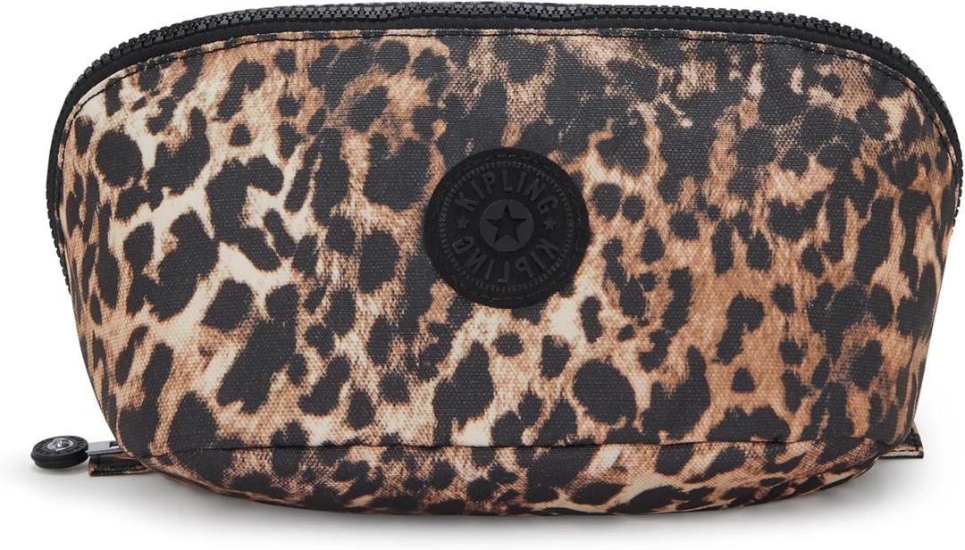 Kipling Women's Mirko M Print Toiletry Bag (Wild Leopard)