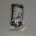 200 Pack Bulk KOOWIN Small 6 inch Nylon Plastic Cable Zip Ties Wire Wraps White