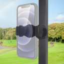 【2025 Upgraded】 Strong Magnetic Cell Phone Holder Attaches to Steel Surfaces, Golf Cart Accessories for EZGO Club Car Yamaha, Fit All 4.7-6.5" Cell Phones