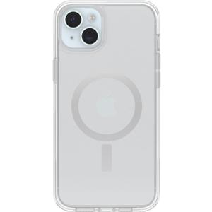 OtterBox iPhone 15 Plus and iPhone 14 Plus Symmetry Series Clear Case - (Clear), Snaps to MagSafe, Ultra-Sleek, Raised Edges Protect Camera & Screen