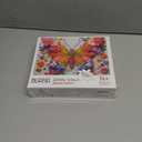 BUHAH 3D Colorful Butterfly Flower Puzzles for Adults 1000 Pieces Beautiful Floral Art Jigsaw Puzzles Impossible Challenging Aesthetic Puzzle as Family Game Decor