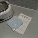 Ultrasonic Jewelry Cleaner, 48KHz Ultrasonic Cleaner Machine for Jewelry, Eyeglasses, Rings, Watch Strap, Dentures- Dual Cleaning Modes, 304 Stainless Steel Tank (White)