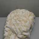 COOVA Faux Fur Throw Blanket for Couch, Cozy Soft and Fuzzy Plush Rabbit Fur Bubble Blanket for Sofa Bedroom Living Room, 50x60 Inches Light Taupe
