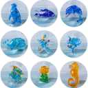 Ocean Sea Animal Silicone Mold Marine Organism Epoxy Resin Crafts Mold Ocean Theme Starfish Dophin Seahorse Fish Casting Mould for DIY Craft Jewelry Pendant Making