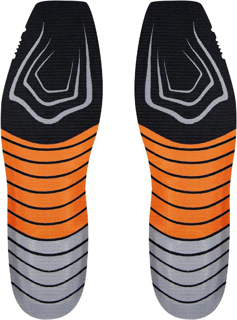 Square Toe Insoles for Ariat Cowboy Boots, Replacement Shoe Inserts for Men Foot Comfort All Day (Size:M11-EU44.5)