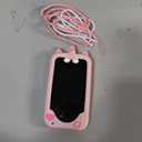 WEOLULI Kids Smart Phone with Dual Camera, Game & Music Player, Toddler Learning Play Toy Cell Phone, Gifts for Girls, Christmas, Birthday, Age 3-10, Light Pink