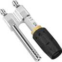Adjustable Downstream Soft Wash Nozzle2-in-1 shooter tip M5 Long Reach Soap Twist Nozzle 0 to 60 spray pattern, for use with Pressure Washer 3-7 GPM