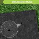 Artificial Grass Door Mat Lawn Pet Turf 4' x 6', Synthetic Faux Grass Carpet with Drainage Holes, 0.4" Pile, Customized Fake Turf Rug for Entryway Garden Backyard Patio Balcony