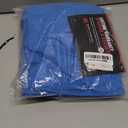 Tuff Pupper Waterproof Dog Raincoat | Full-Body Windproof Rain Jacket for Dogs | Reflective Strips | Breathable Mesh Lining | Adjustable Fit | Leash Port | Small Medium Large XL XXL Dogs, Blue, XL, 60-80 Lbs