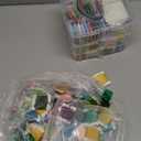 BYMORE 262 Pack Embroidery Thread Floss Kit Including 200 Colors 8 M/Pcs Cross Stitch Sewing Thread with Floss Bins and 62 Pcs Cross Stitch Tool,4-Tier Transparent Storage Box