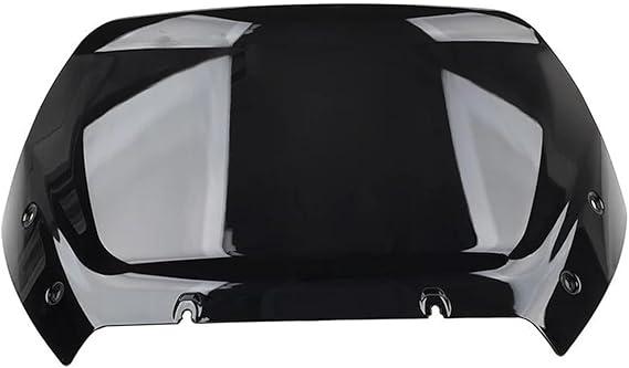 Motorcycle Windshield for Harley Davidson Touring Road Glide CVO 2023 2024 Motorcycle 12" Windscreen Windshield Wind Deflector windscreen Double Bubble(Black)