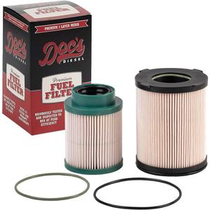 Doc's Diesel Fuel Filter DGF41920 | Compatible with Nissan Titan XD 5.0L Cummins 2016-2019 | Replaces 1603-EZ40A, 16403-EZ41A