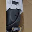 Retractable Garden Hose Reel 1/2 in x 100 ft, 2025 Upgraded Dual Ratchet Lock UV & Freeze Protection Brass Seal Slow Retraction Anti-Tangle Hose 180Swivel Reinforced Scaffold Wall Mount (Dark Gray)