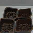 Bed Risers 3 Inch Heavy Duty, Furniture Risers for Bed Desk Table Sofa Couch,Oversized Bed Lifts Risers,Support up to 5000 Lbs(4 Pack Brown)