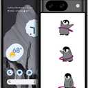CARLOCA Compatible with Google Pixel 8 Case,Penguin Gymnastics Google Pixel 8 Cases Graphic Design Shockproof Anti-Scratch Drop Protection Case