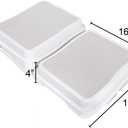 SUPPORT PLUS Stackable Bathtub Steps for Seniors Toilet Stool Bed Steps for High Beds for Adults - Set of 3 Steps
