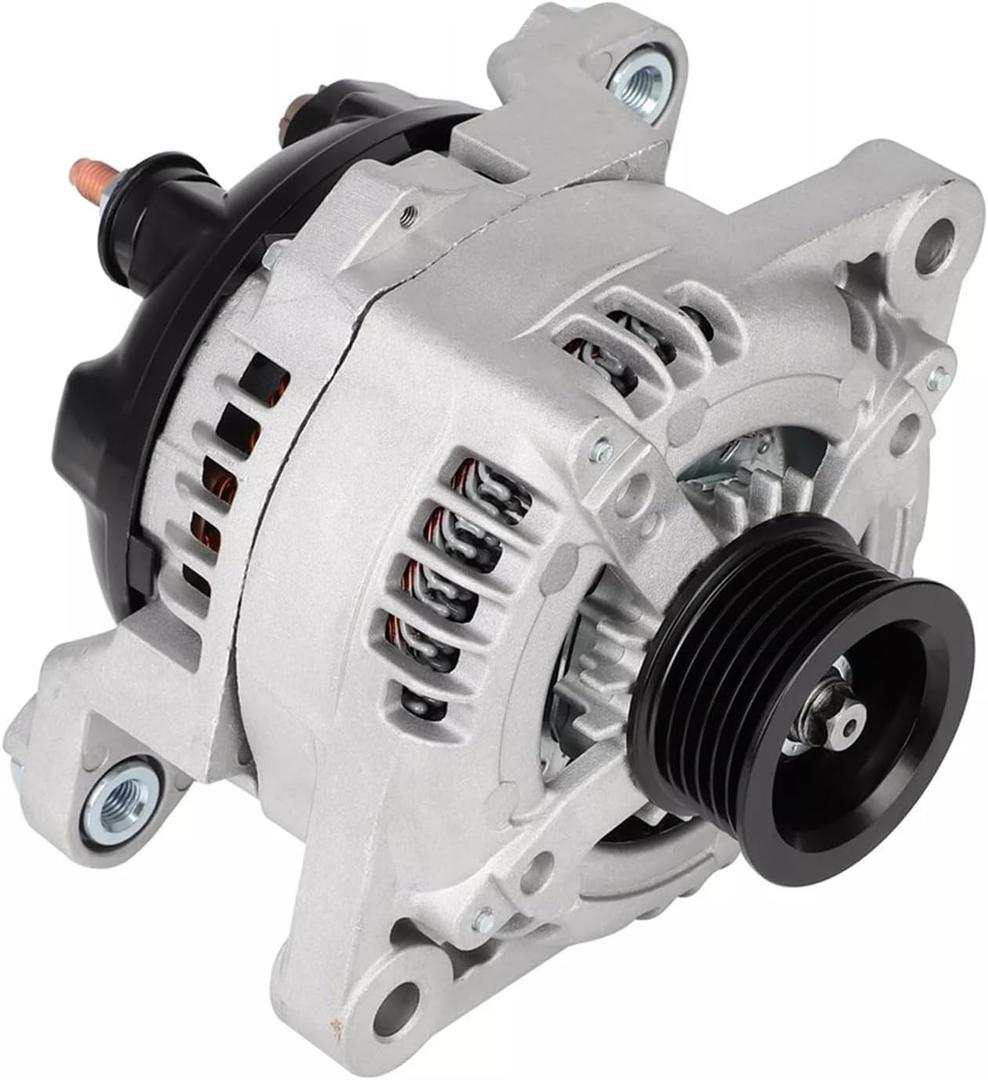 Alternator Replace 37300-2G061 Compatible with Hyundai Sonata 15-19 2.0L 2.4L,for Kia Sorento 2.0L 2.4L 15-20 for Optima 2.0L 2.4L 16-20 for Sportage 2.0L 17-22 12V 150A 6-Groove Pulley CW