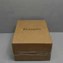 Anzoymx Stainless Steel Bathroom Trash Cans 1.8 Gallons Small Garbage Can with Pop up Lid, Dog Proof Narrow Wastebasket, Slim Waterproof Litter Trash Bins Set for Bedroom, Toilet, Office (White)