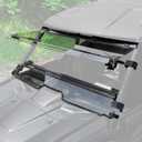 3-IN-1 Flip Up Front Windshield for Honda Talon 1000R 1000X 1000X-4 2019-2025 Accessories, Clear 1/5" Hard Coated Poly Front Windscreen, Can be Closed, Vented, or Fully Open